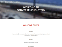 Tablet Screenshot of converseupholstery.com